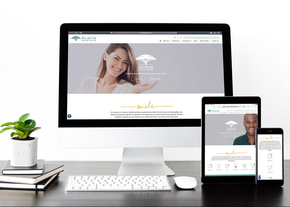 Real Client Website Design by Clue Dental Marketing