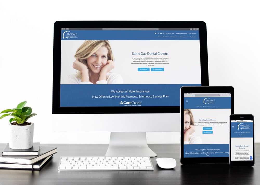 Real Client Website Design by Clue Dental Marketing