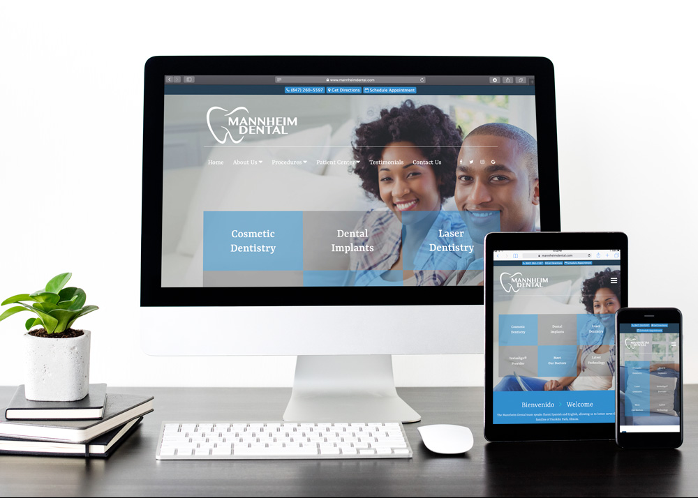 Real Client Website Design by Clue Dental Marketing