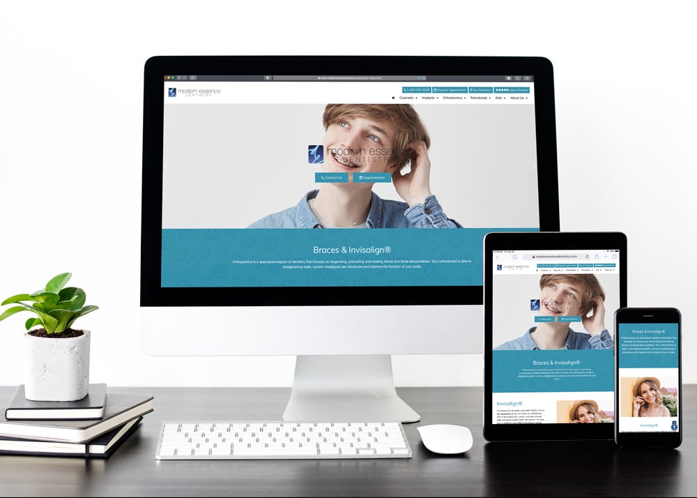 Real Client Website Design by Clue Dental Marketing