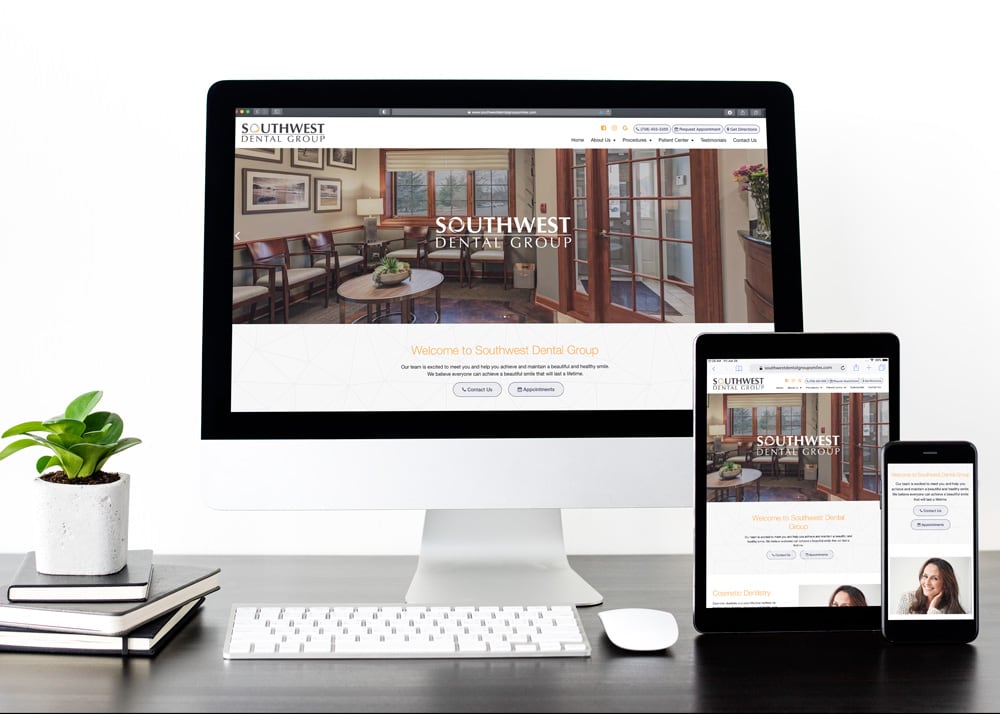 Real Client Website Design by Clue Dental Marketing
