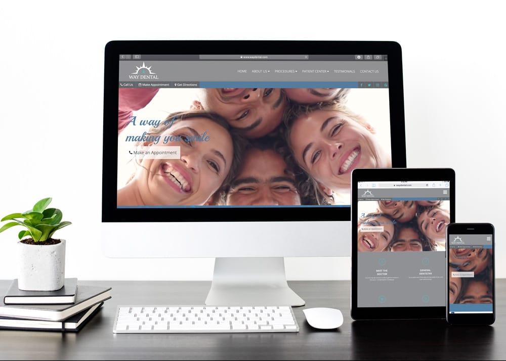 Real Client Website Design by Clue Dental Marketing